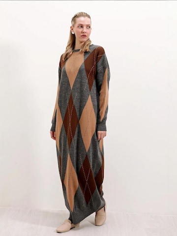 Bigdart Gebreide jurk in Grijs