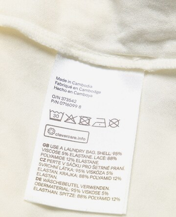 H&M Longsleeve-Shirt S in Weiß