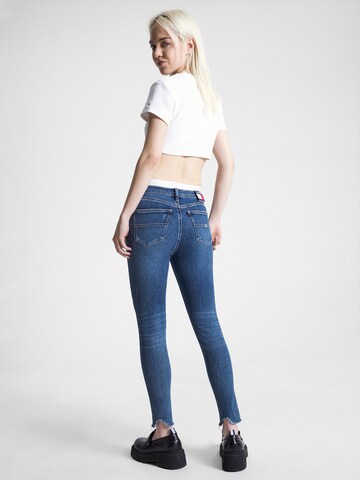 Tommy Jeans Skinny Jeansy 'Nora' w kolorze niebieski