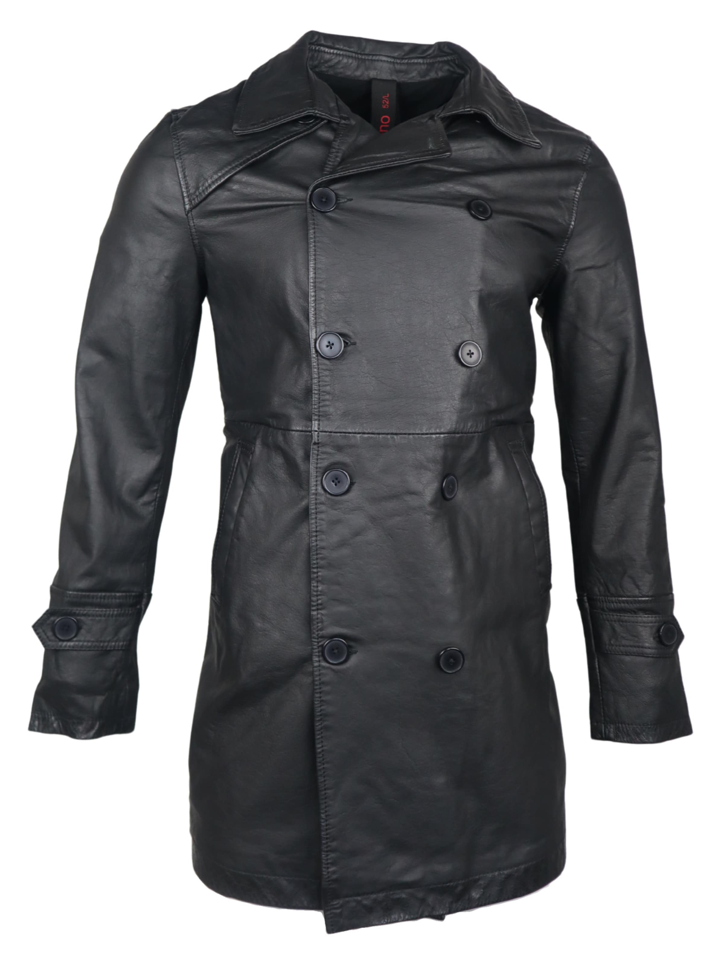 Cappotto di mezza stagione 'Salvatore' di RICANO in nero: frontale