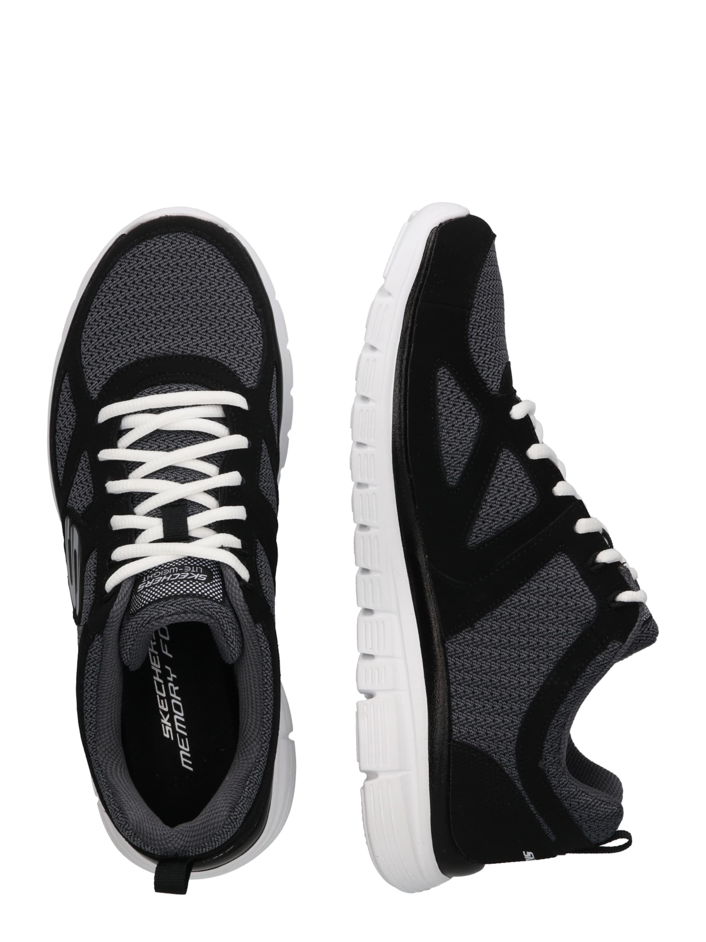 melns SKECHERS Zemie brīvā laika apavi