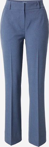 FIVEUNITS Regular Pleated Pants 'Clara' in Blue: front