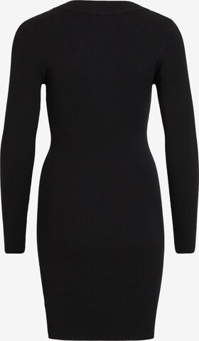 OBJECT Stickad klänning 'Fae' i svart
