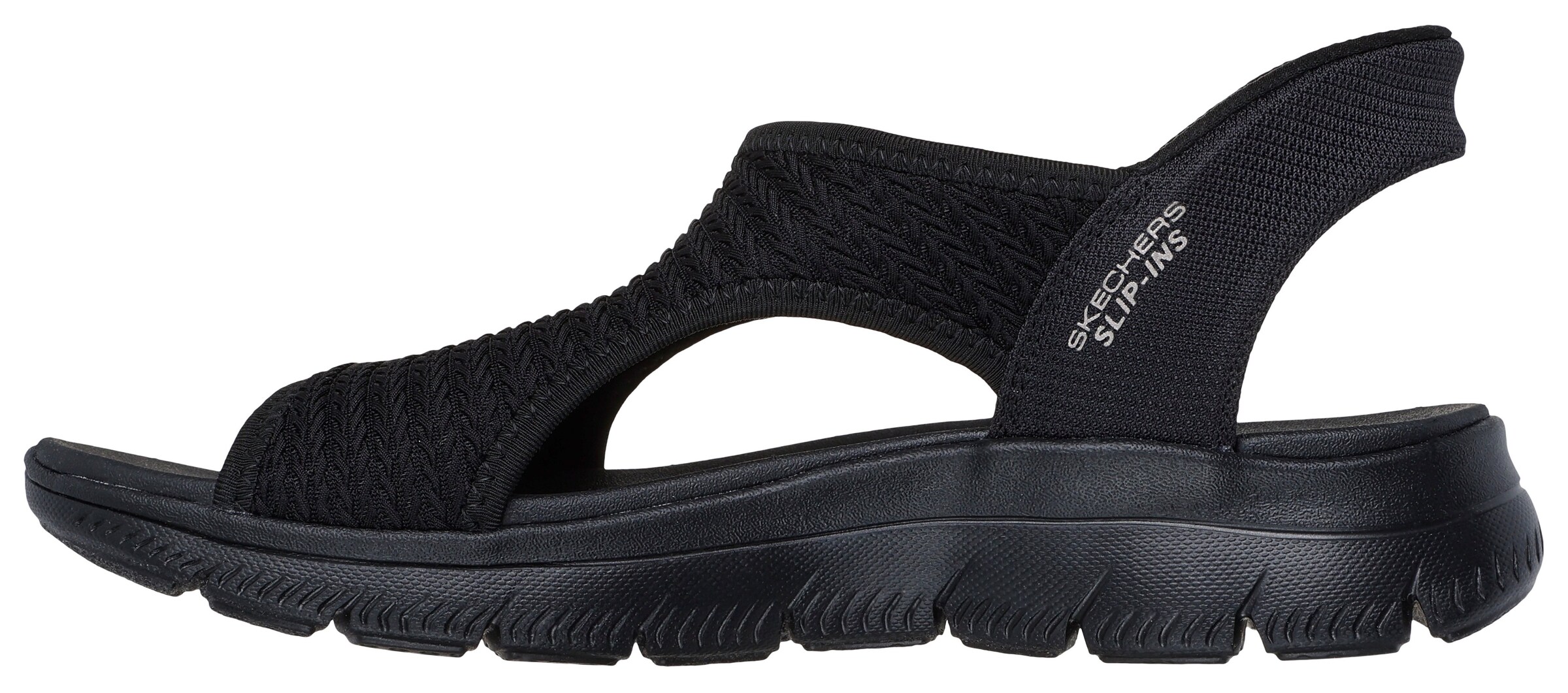 SKECHERS Sandals in Black: front