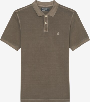 Marc O'Polo Shirt in Bruin: voorkant