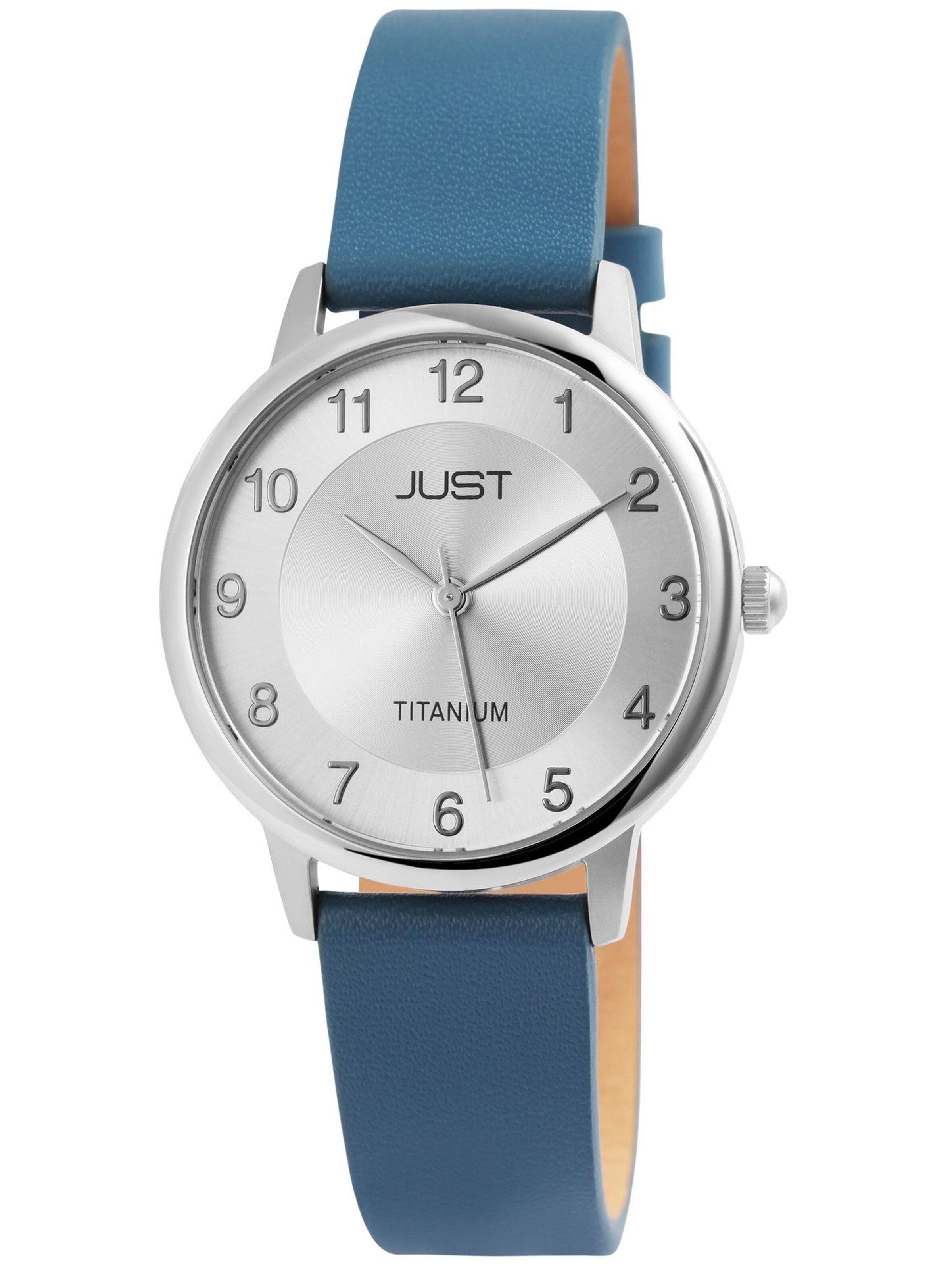 JUST Analog Watch 'Della, 5 ATM' in Blue: front
