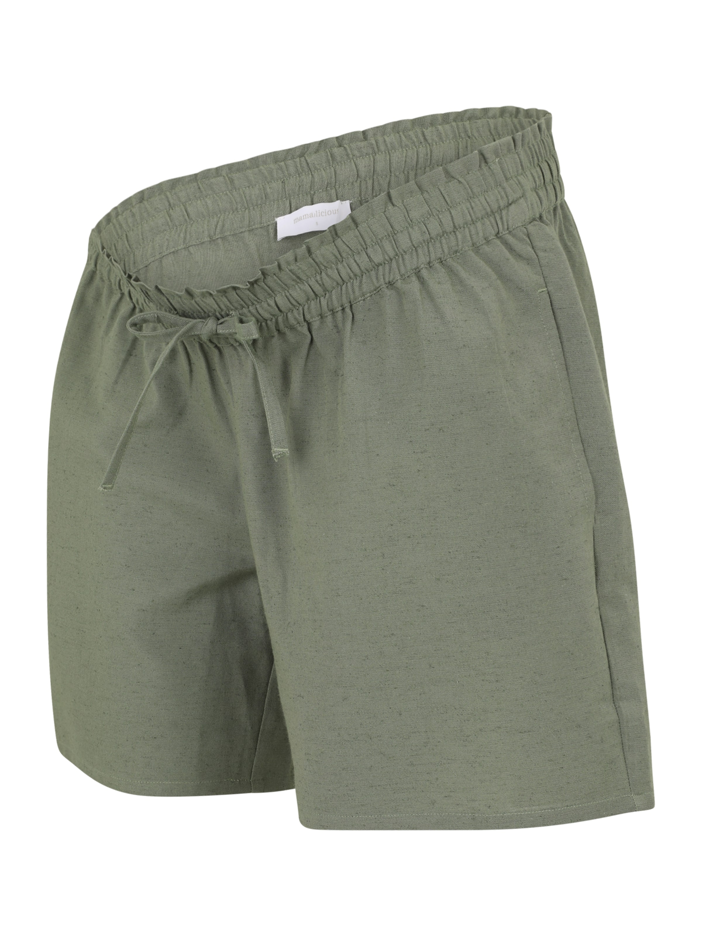 MAMALICIOUS regular Παντελόνι 'MLPetra' σε πράσινο: μπροστά