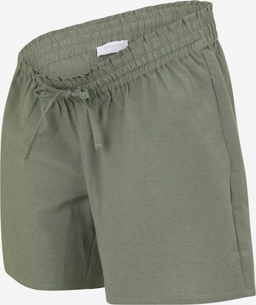 regular Pantaloni 'MLPetra' di MAMALICIOUS in verde: frontale