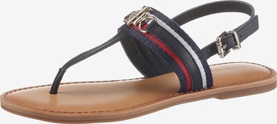 TOMMY HILFIGER Sandale in dunkelblau / rot / weiß, Produktansicht