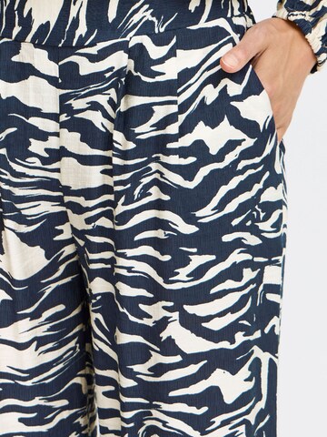 Wide leg Pantaloni con pieghe 'Ariana' di Fransa in blu