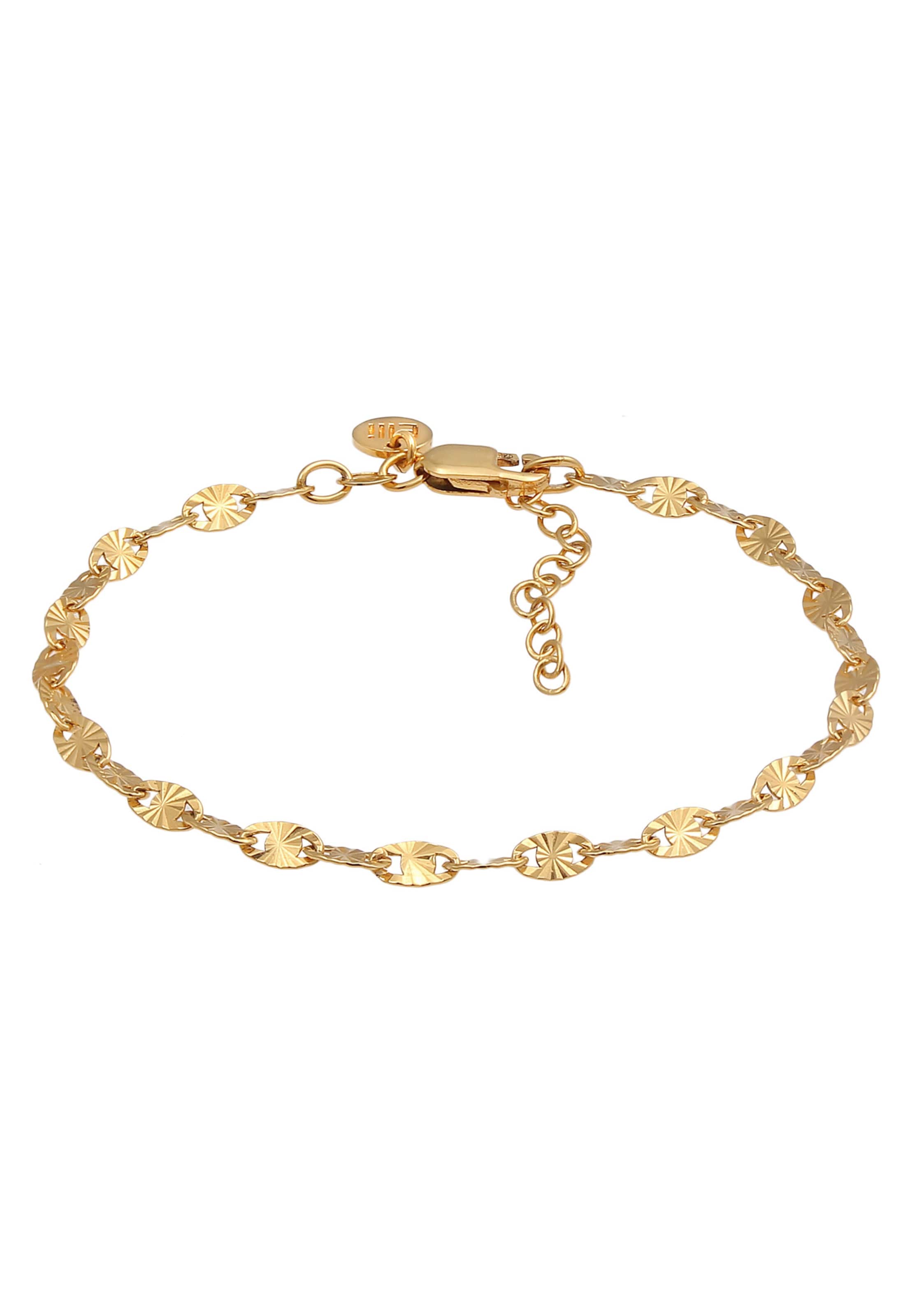 ELLI PREMIUM Armband Valentino in Gold: Vorderseite