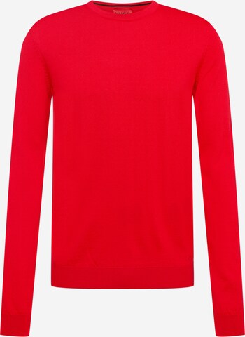 HUGO Sweater 'San Cedric' in Red: front