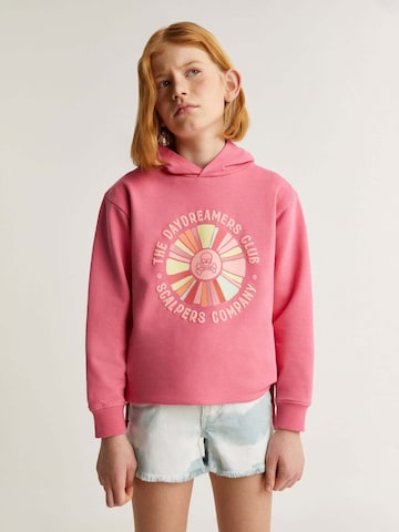 Scalpers Sweatshirt 'Sole' in Pink: predná strana