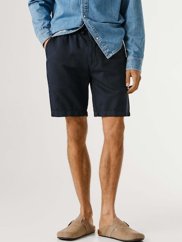 Loosefit Pantalon chino Pepe Jeans en bleu : devant