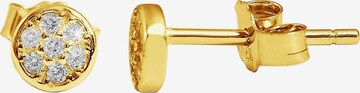 Akzent Earrings '"Romy" aus 925 Sterlingsilber, rhodiniert, langlebig' in Gold: front