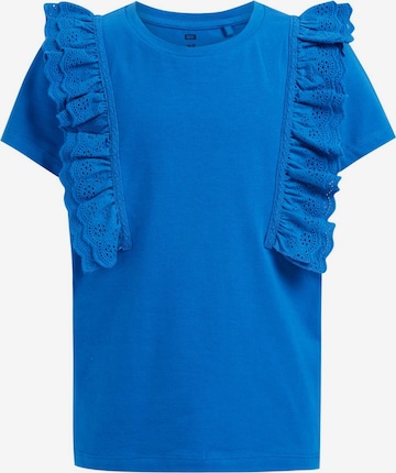 WE Fashion Shirt in Blauw: voorkant