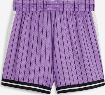 PUMA - Regular Calças 'T7' em roxo