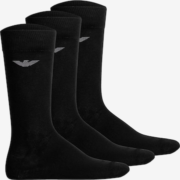 Emporio Armani Socken in Schwarz: Vorderseite