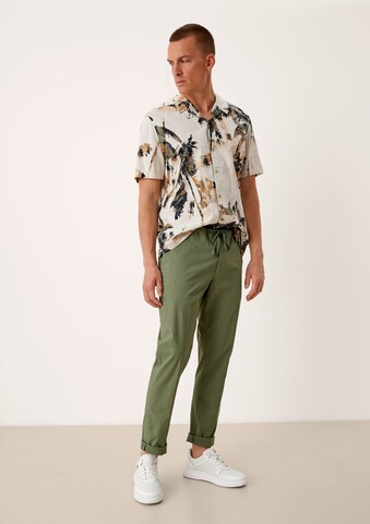 Regular Pantalon chino s.Oliver en vert