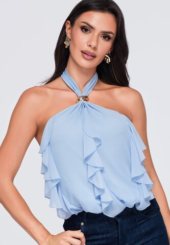 Ombre Top in Blauw