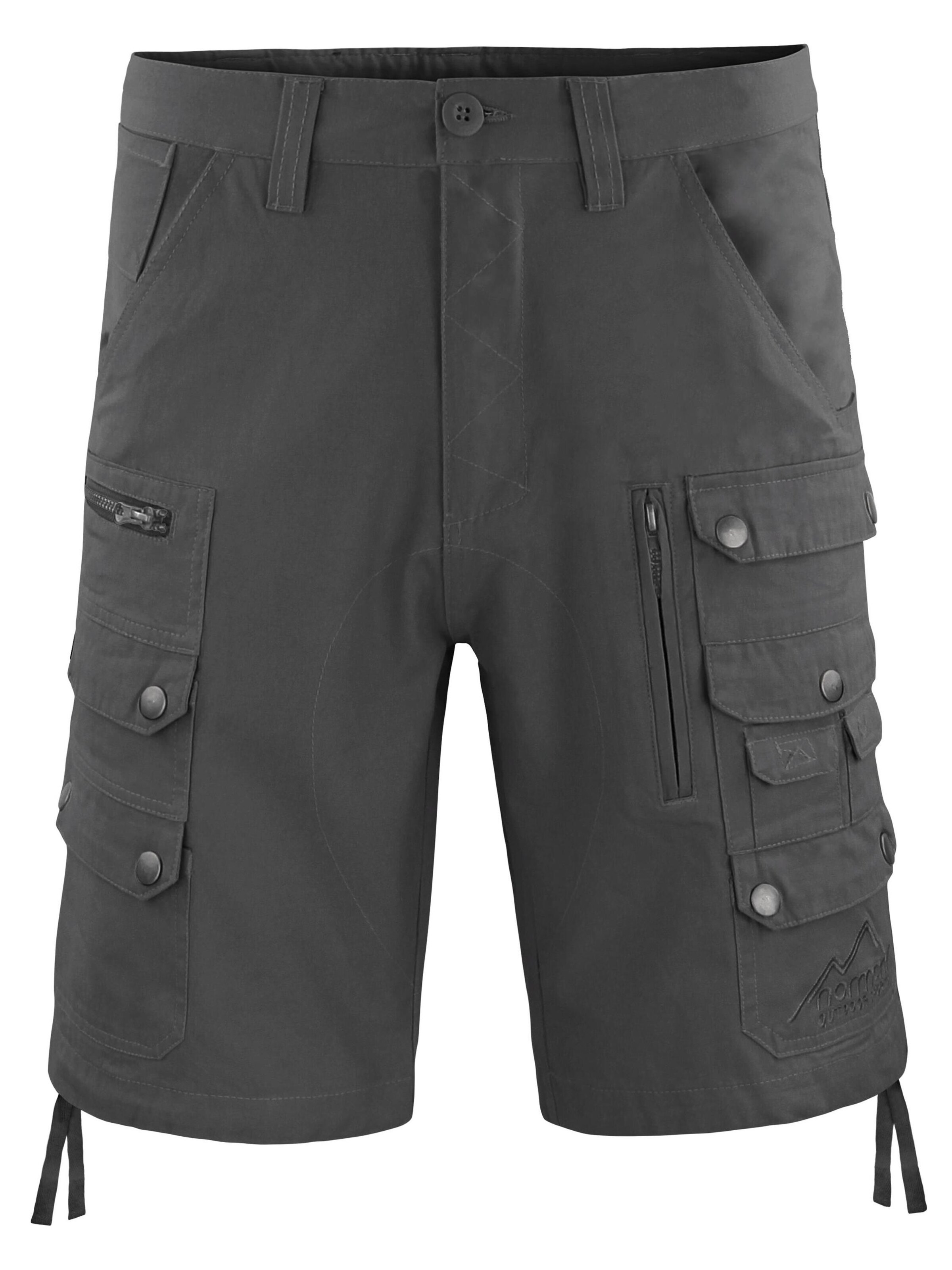 Regular Pantalon outdoor 'Mojave' normani en gris : devant