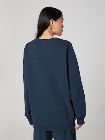 ABOUT YOU x Alvaro Soler Sweatshirt 'Milan' in Blau