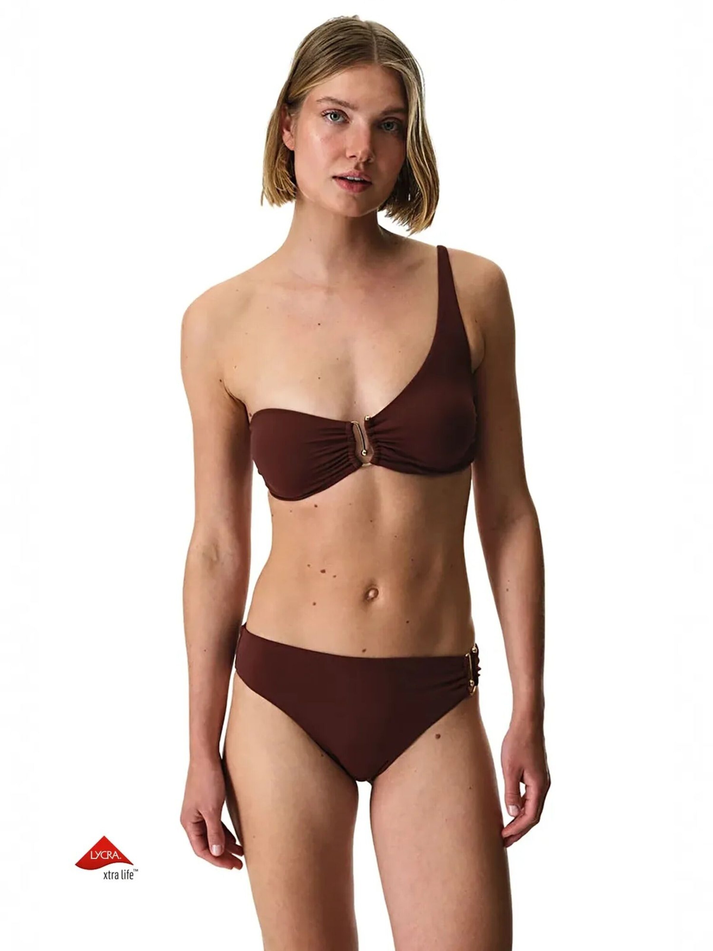 Penti Bikini felső - barna: elől