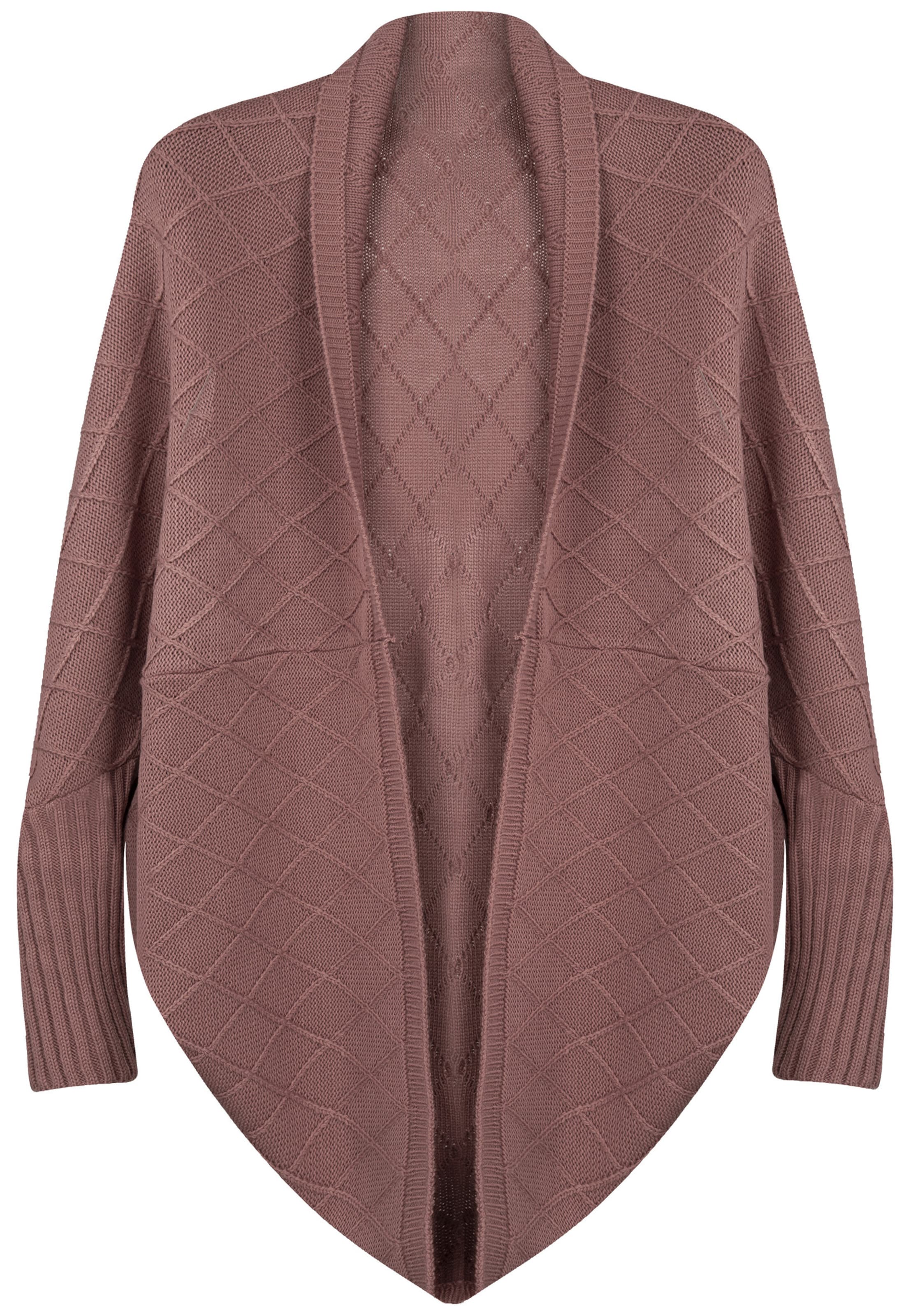 Jimmy Sanders Strickjacke in Braun: Vorderseite