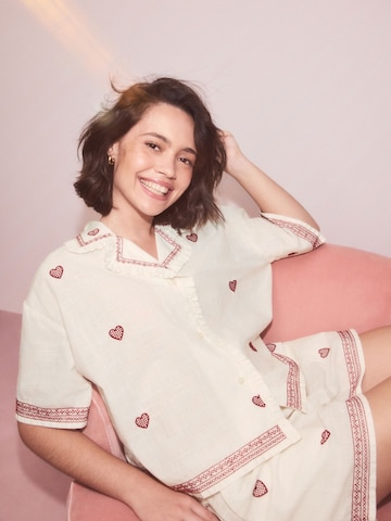 Next Kratke hlače za spanje | bela barva