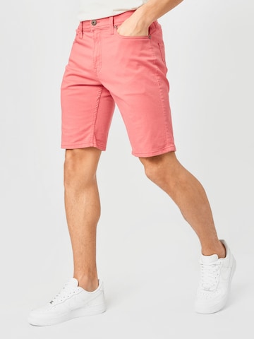 JACK & JONES Normální Kalhoty – pink: přední strana