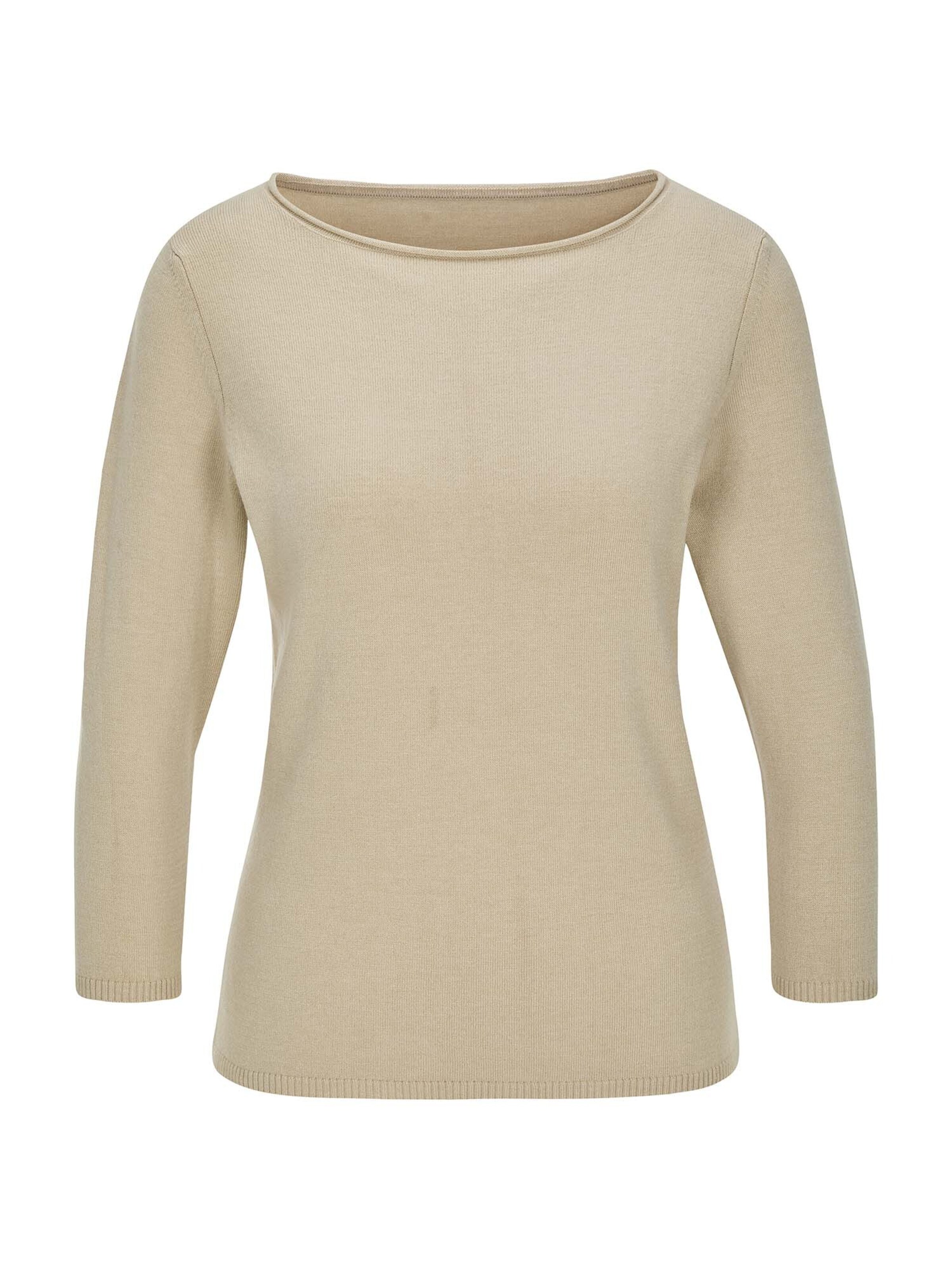 MADELEINE Trui in Beige: voorkant