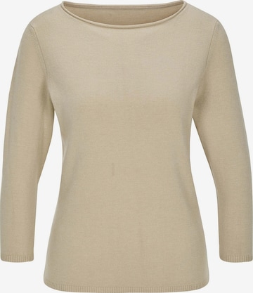 Pull-over MADELEINE en beige : devant