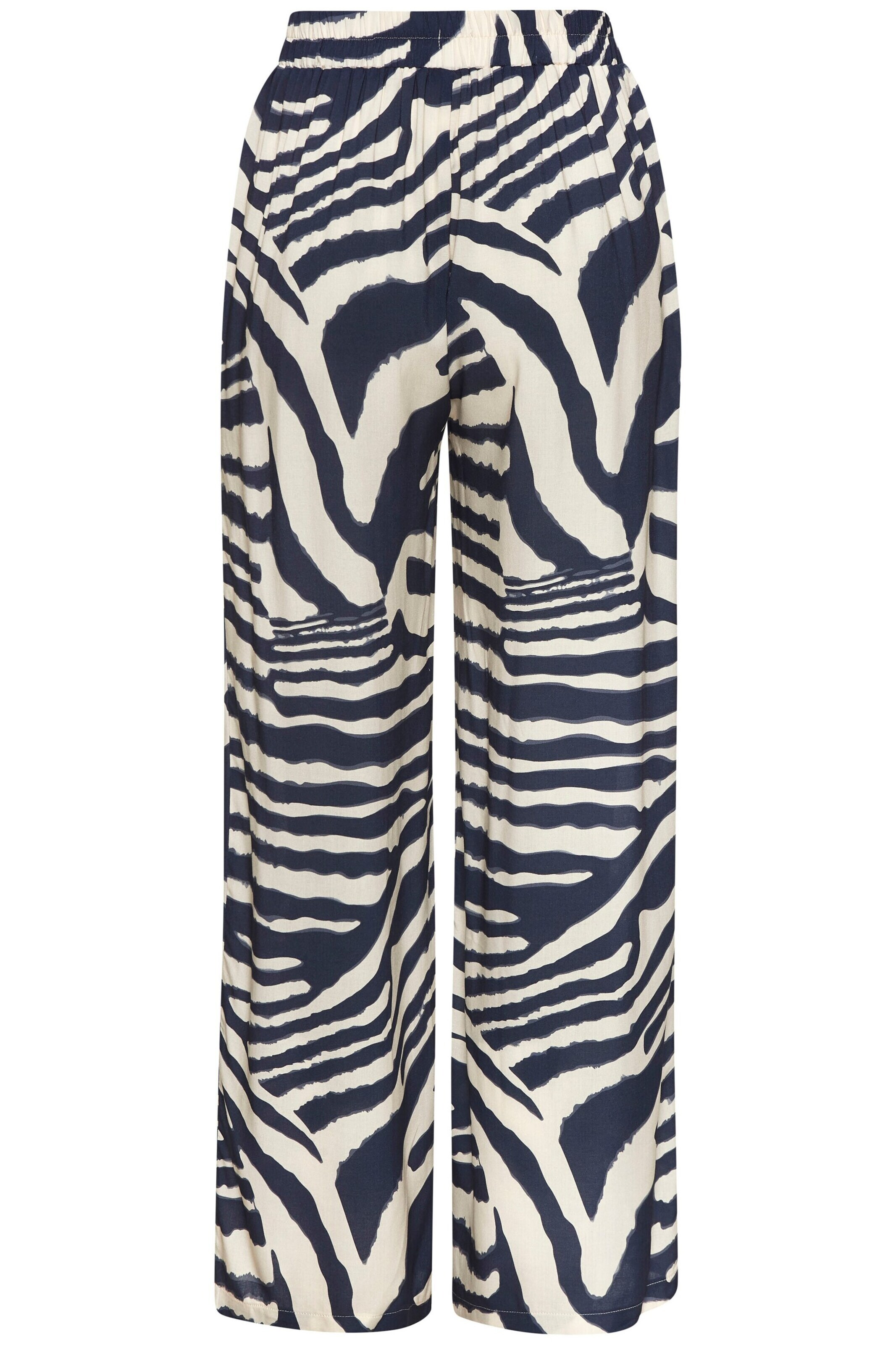 LASCANA Wide leg Byxa i blå: framsida