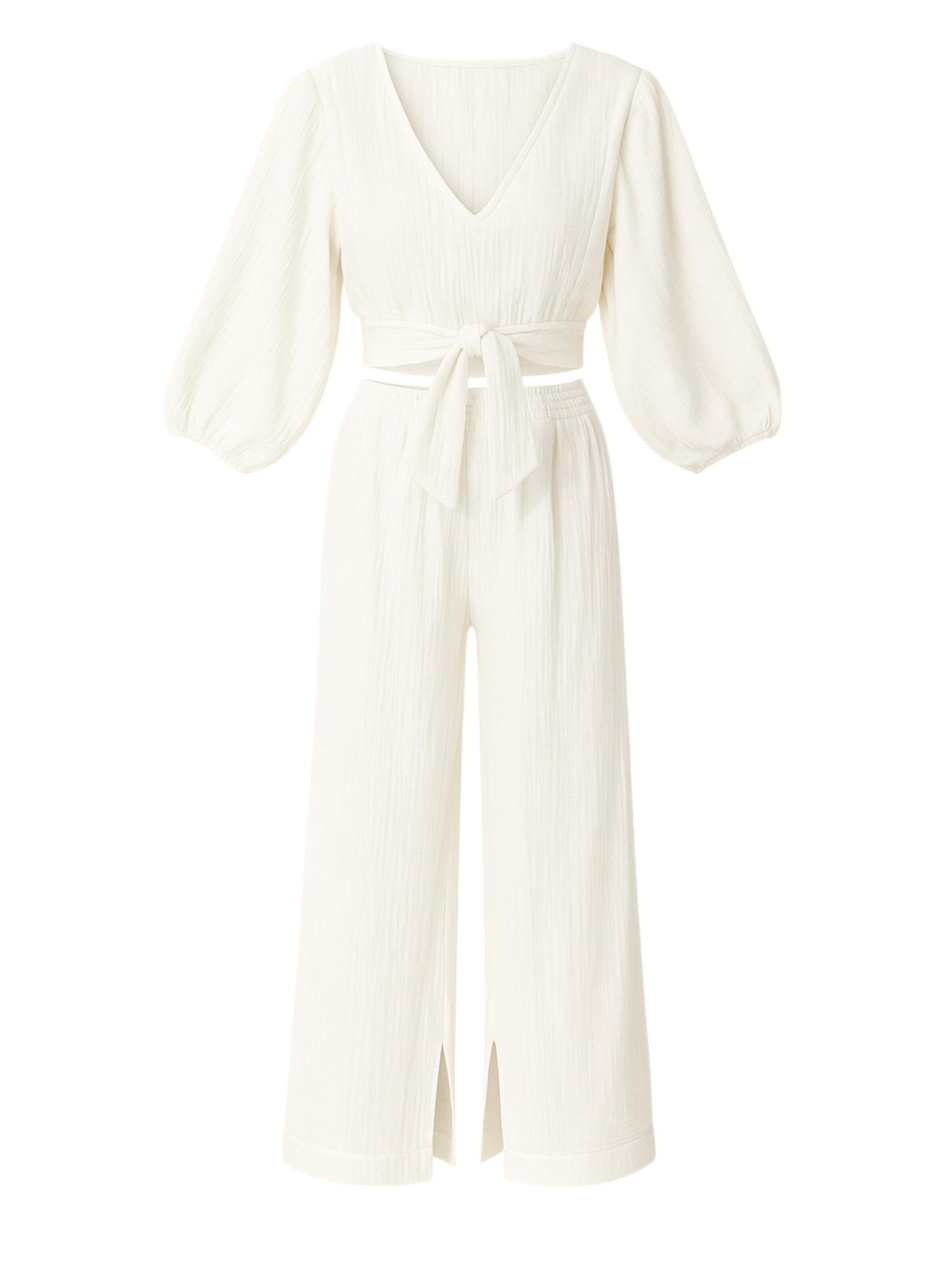 WENOR Huispak 'FLOWSET' in Wit: voorkant