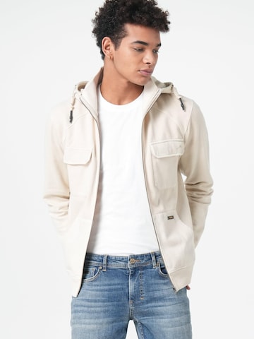 Sweat-shirt M.O.D MIRACLE OF DENIM en beige : devant