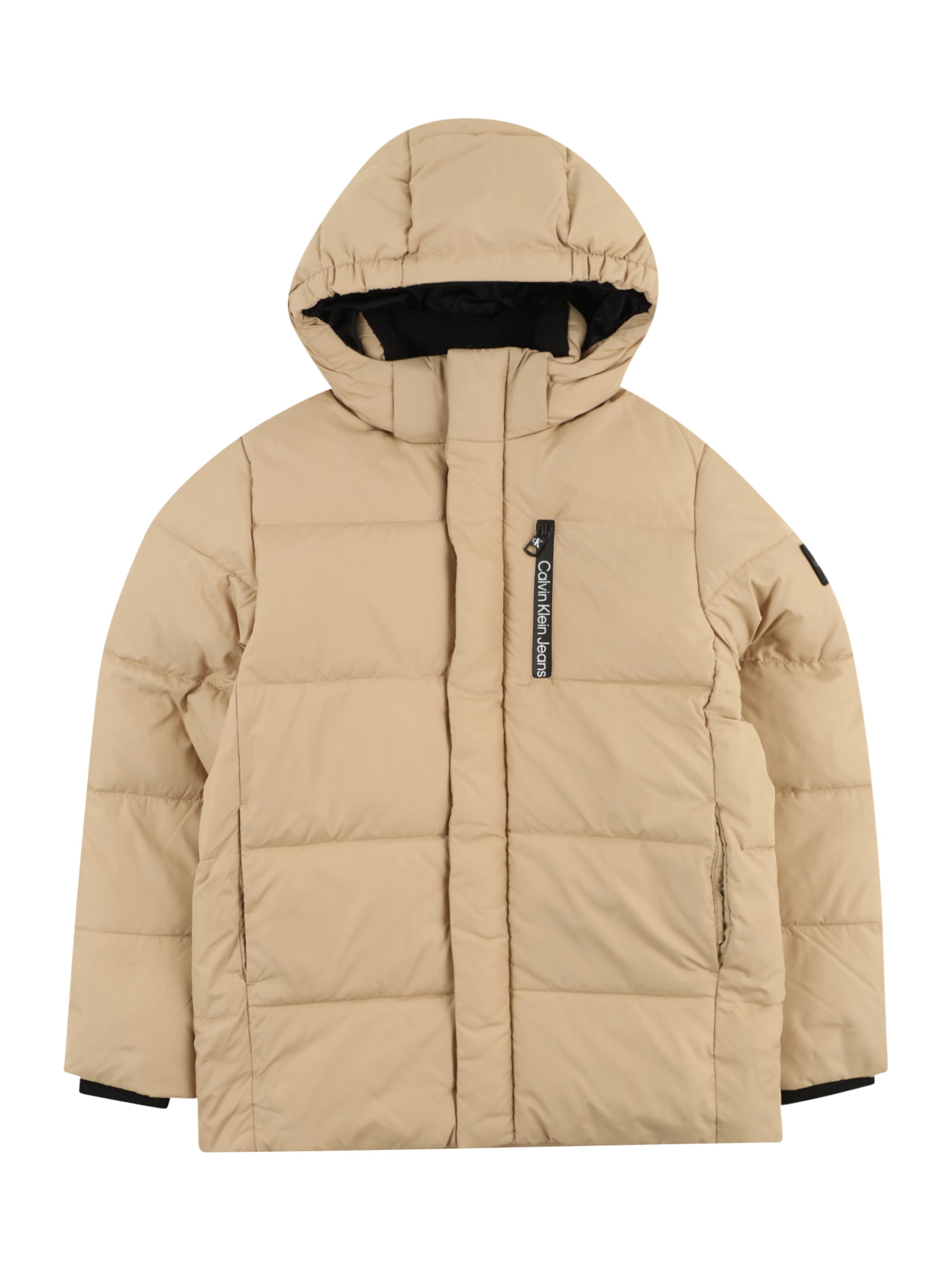 Calvin Klein Jeans Vinterjacka 'Essential' i beige: framsida