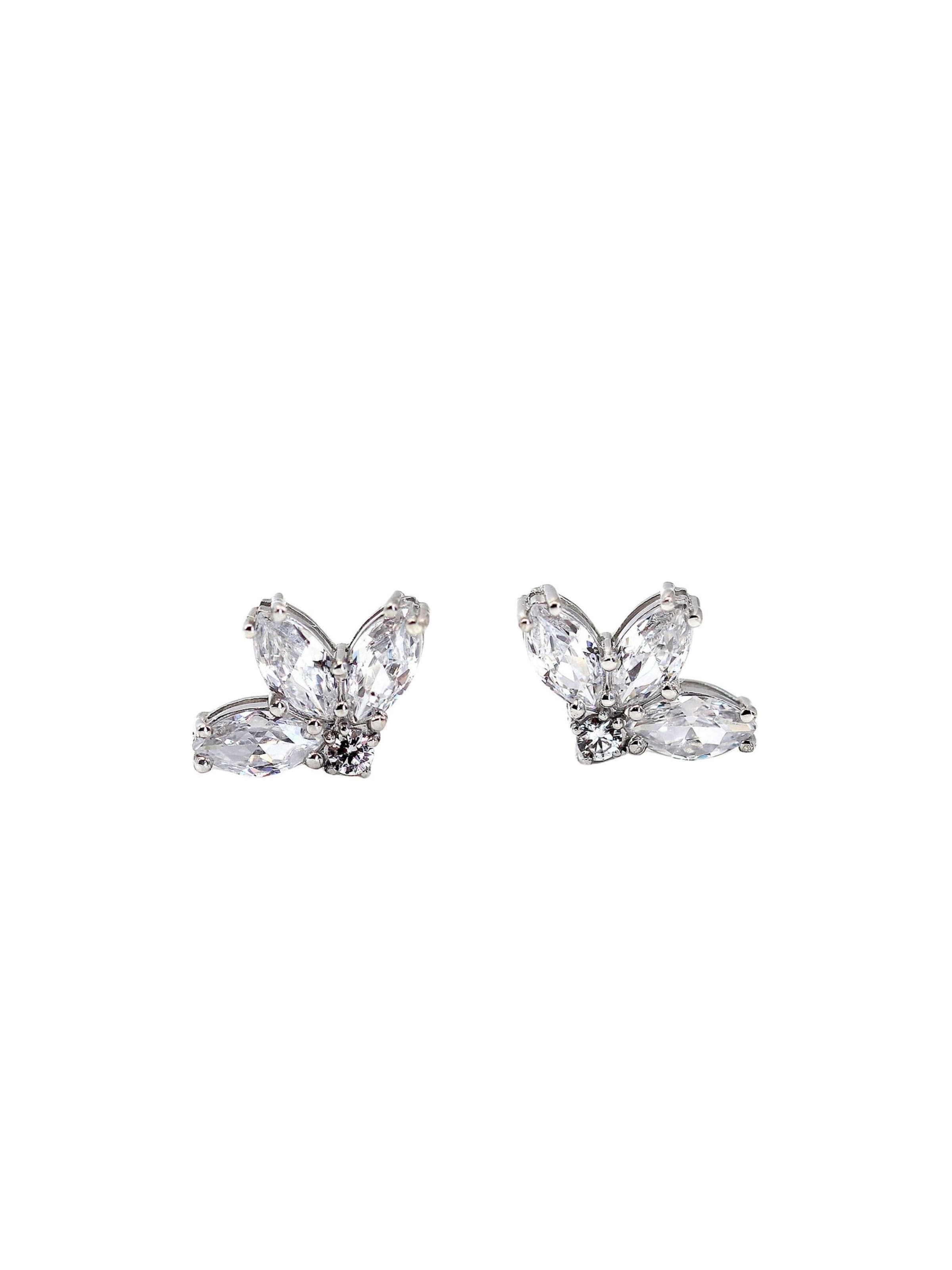 Leis Earrings in White, Item view