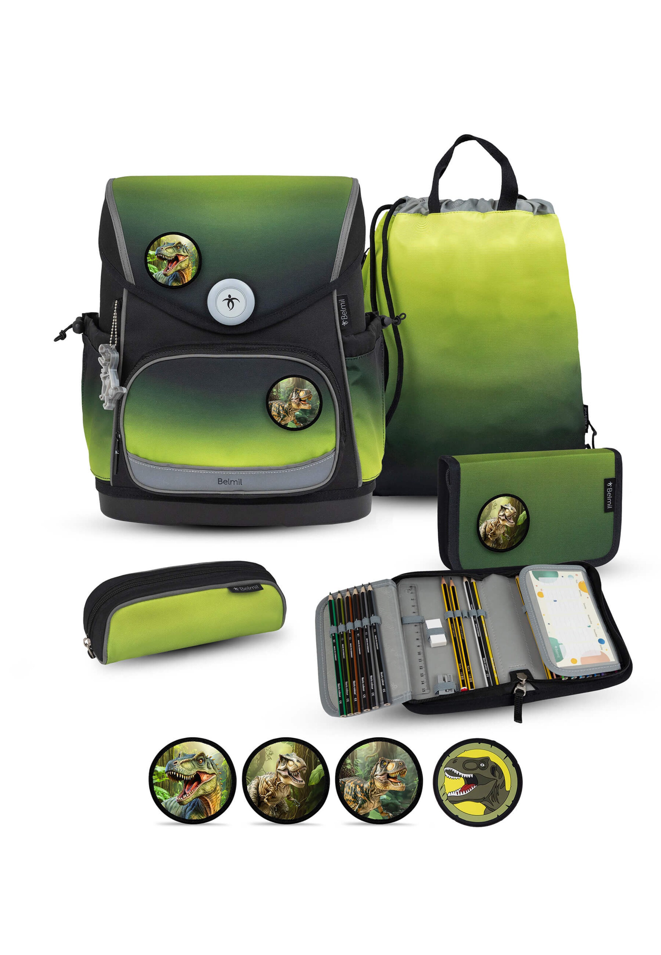 Belmil Backpack in Green: front