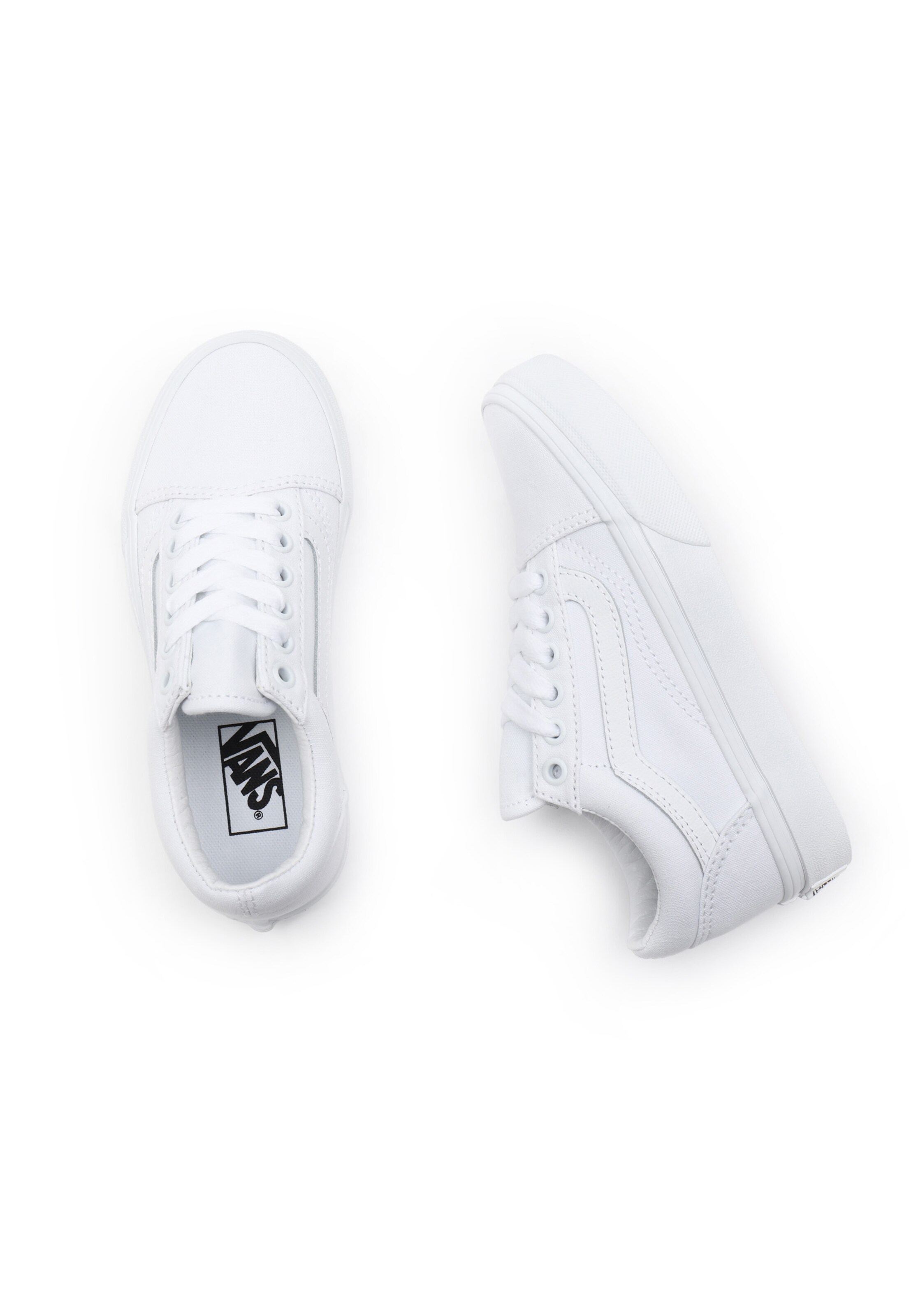 balta VANS Sportbačiai 'Old Skool'