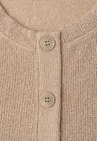 STREET ONE Strickweste in Beige