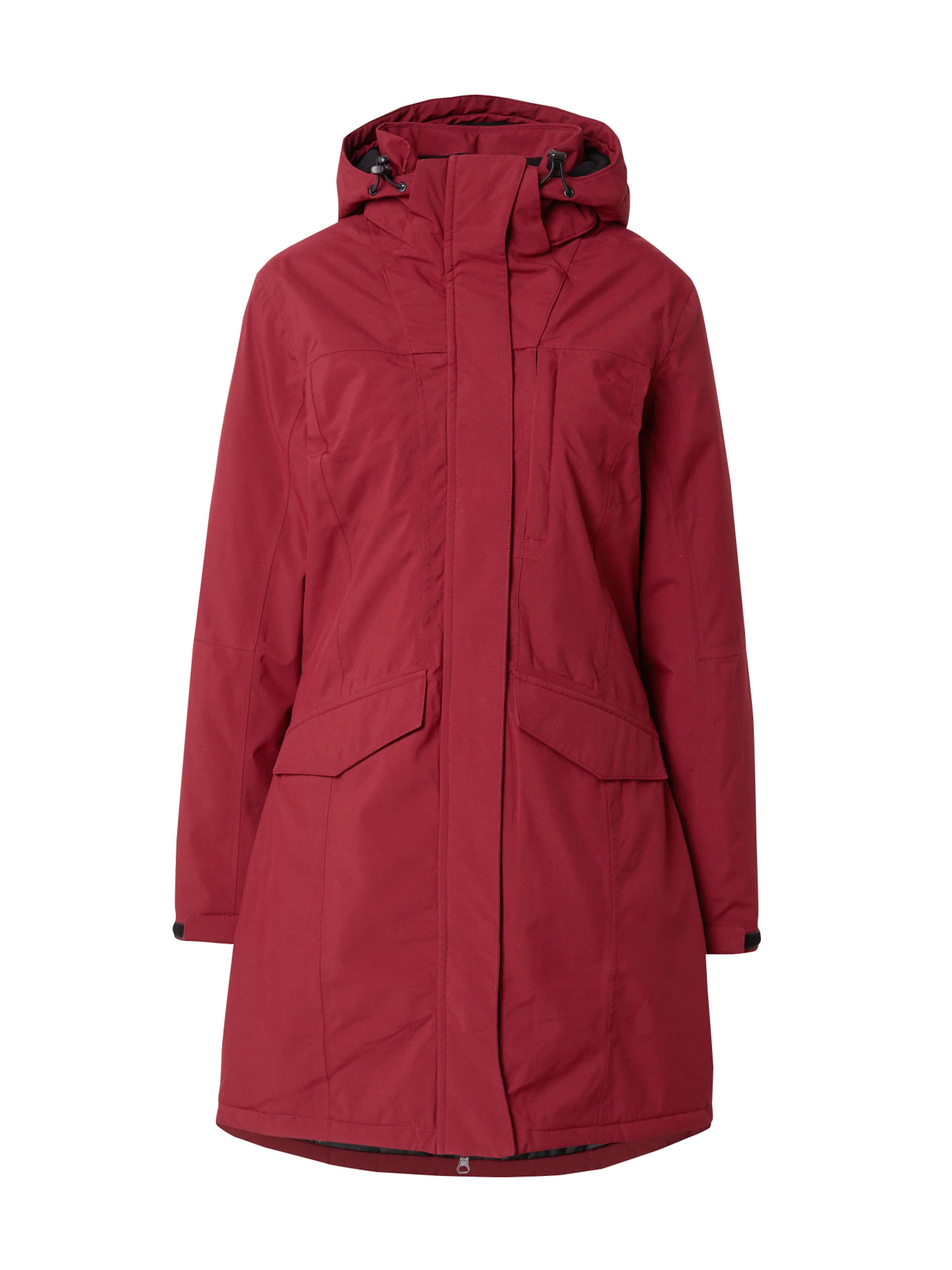 KILLTEC Λειτουργικό παλτό σε κόκκινο: μπροστά