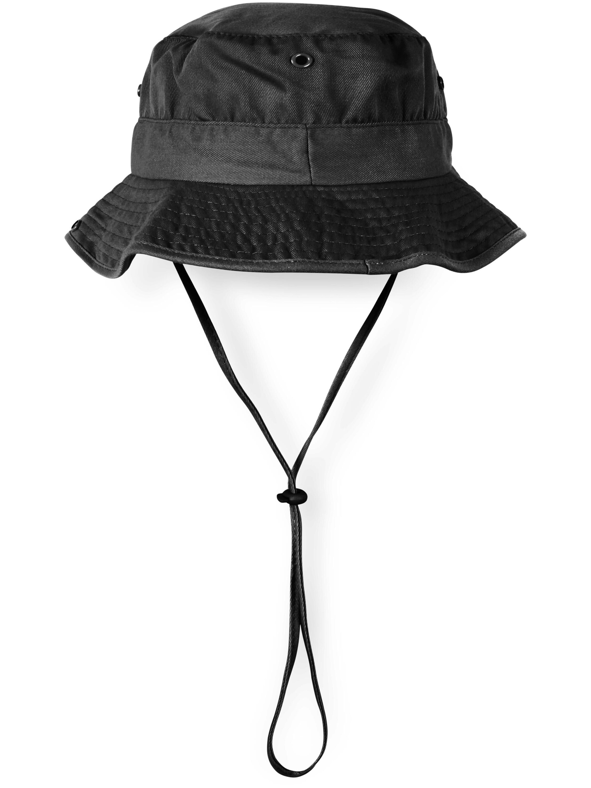 normani Hut in Schwarz: Vorderseite