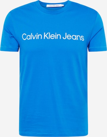 Calvin Klein Jeans - Camiseta en azul: frente