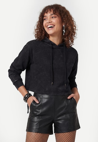 myMo ROCKS Sweatshirt in Black: front