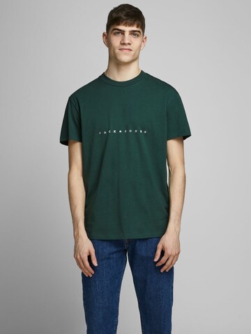 Coupe regular T-Shirt 'Copenhagen' JACK & JONES en vert : devant