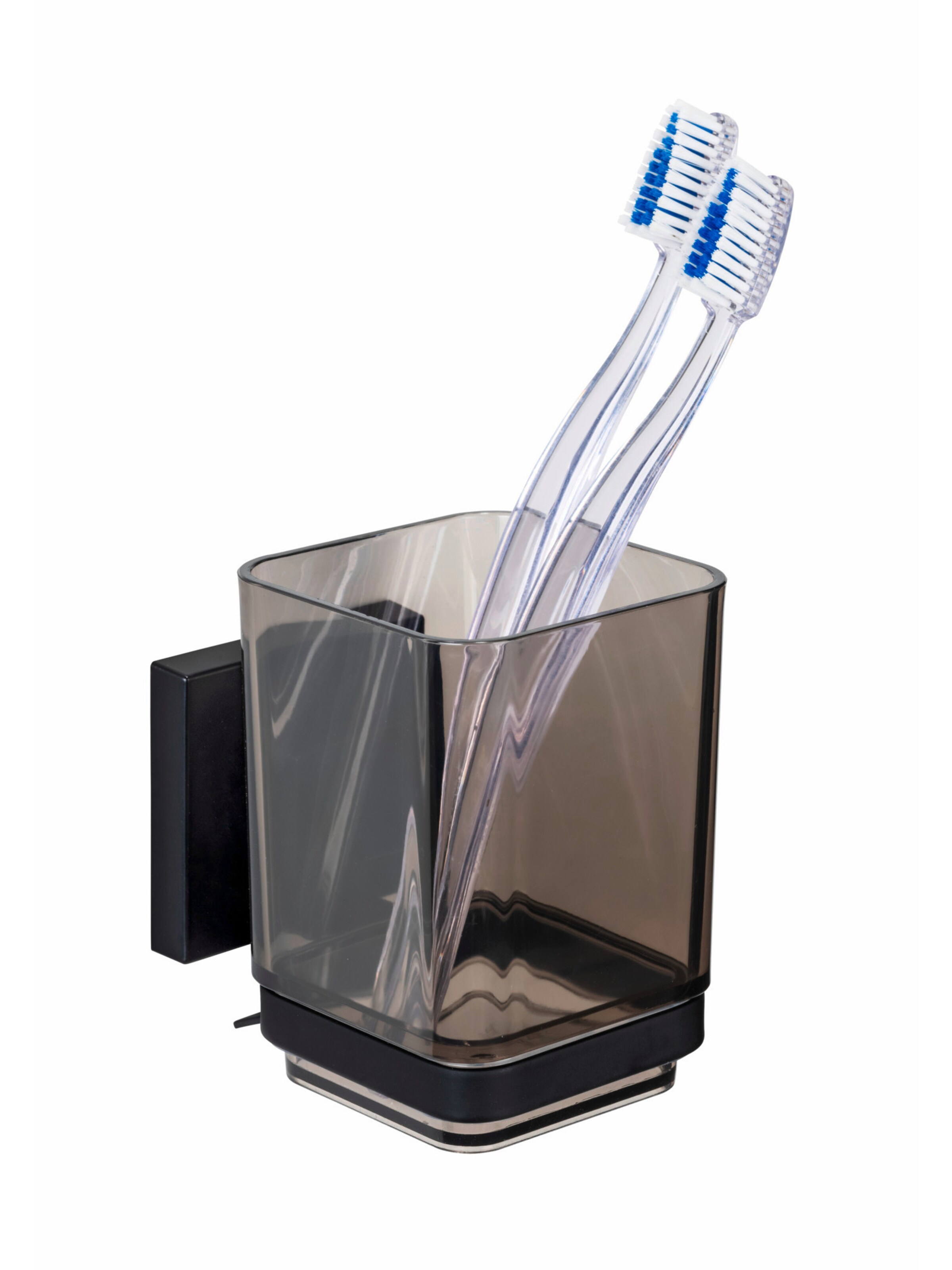 Wenko Cosmetic Mirror in Black: front