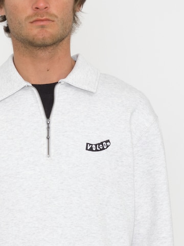 Volcom Sweatshirt ' NEVERMIN' in Grijs