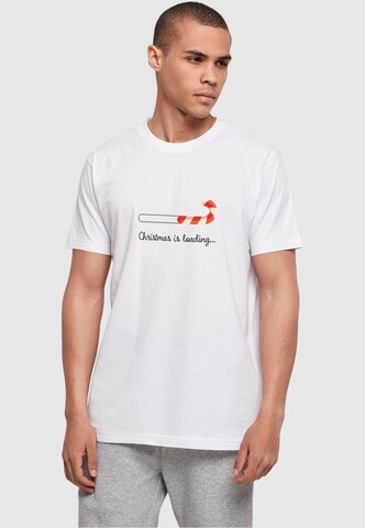 T-Shirt 'Christmas Loading' Merchcode en blanc : devant