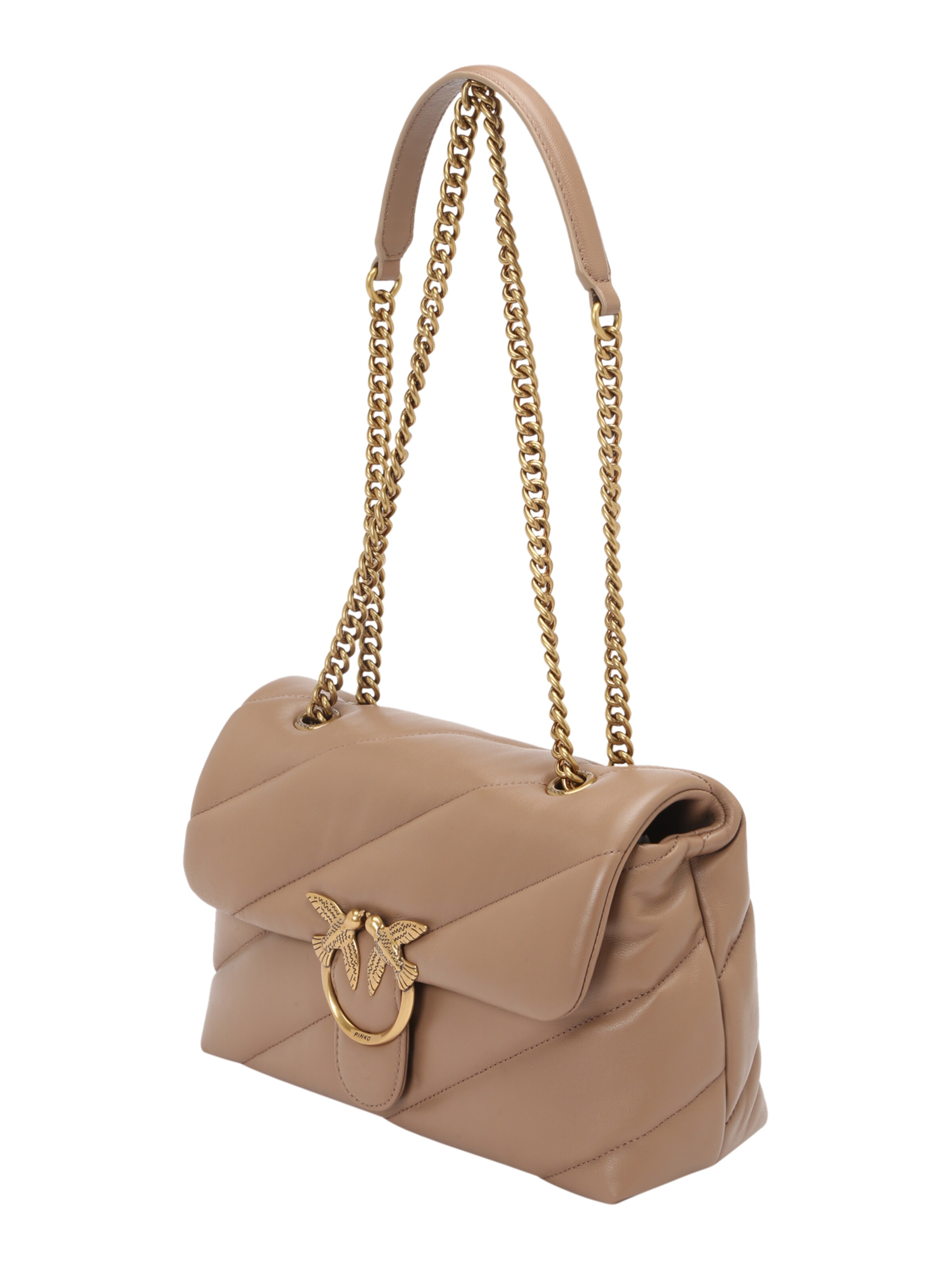 PINKO Τσάντα ώμου 'Love' σε μπεζ