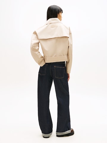 Tommy Jeans Prehoden plašč | bež barva